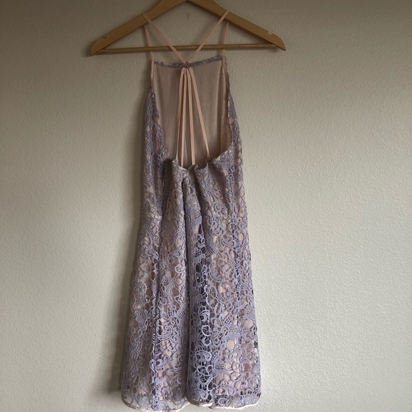 Kendall & Kylie Pastel Strappy Back Lace Dress - Picture 7 of 7